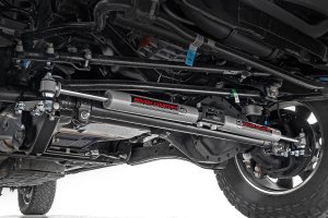 Ford F-250 Super Duty Steering Stabilizer - Dual - Rough Country - N3, 2-8 Inch Lift - '05-'24 Ford F-250 Super Duty Steering Stabilizer - Dual - Rough Country - N3, 2-8 Inch Lift - '05-'24